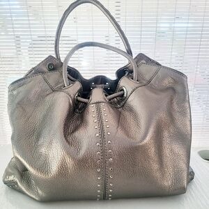 Michael Kors Metallic Silver Women's Tote Bag